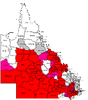 Drought declared areas