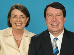 Anna Bligh and Paul Lucas