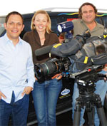 Alastair McLeod, Ashleigh Frater and Andrew Mirosch