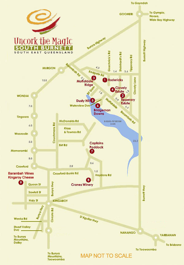 Wine Trail Map